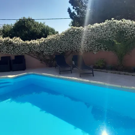 Villa Charmante Confort,sans Vis A Vis Avec Piscine Maraussan
